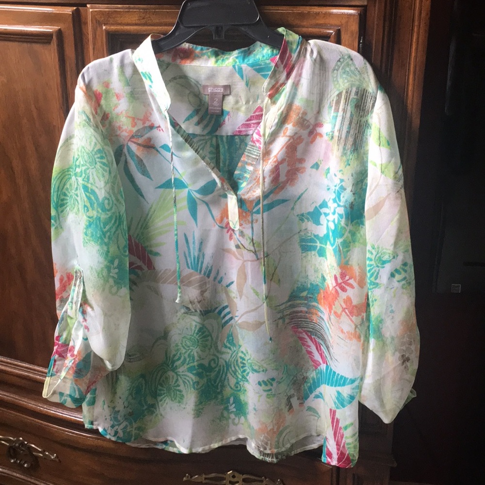 Chico’s printed tunic - NWOT